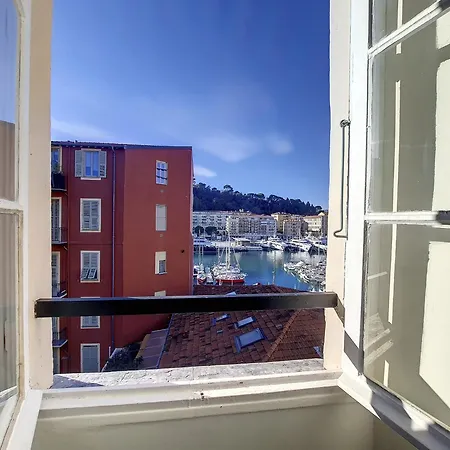 Nestor&jeeves - Reve Bleu - View Port - Balcony Lägenhet Nice